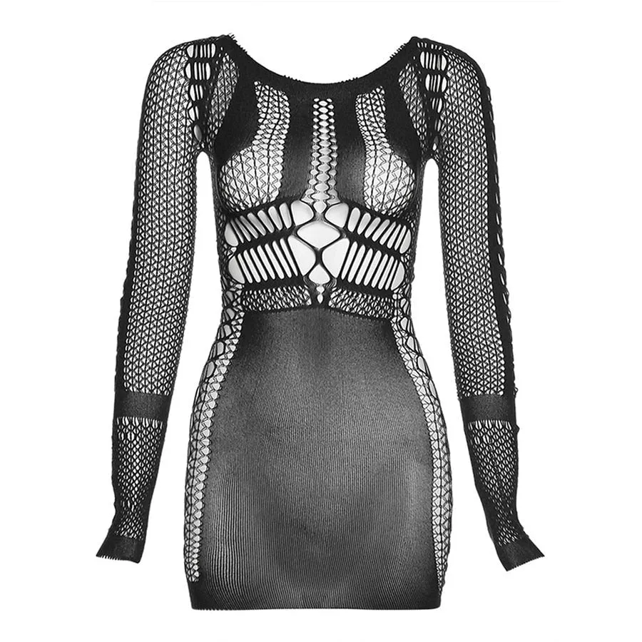 Summer Fling Mesh Mini Dress
