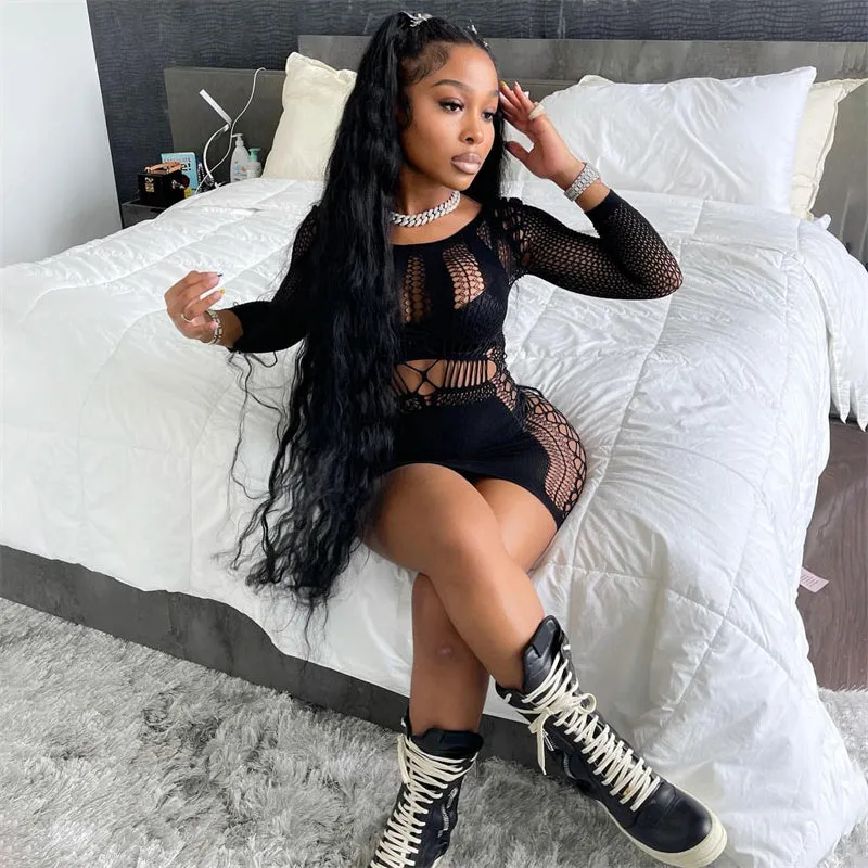 Summer Fling Mesh Mini Dress