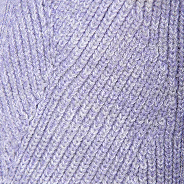 Swirl Stitch Cardigan in Grigio-Viola-Ecru