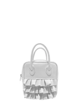 Teiban Top Handle Frill Bag