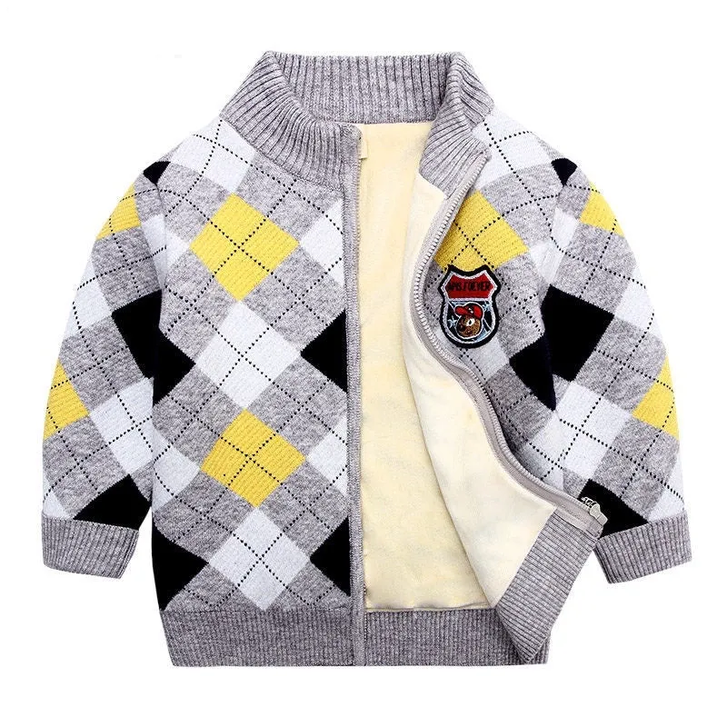 Toddler Kids Knitted Cardigan Sweater