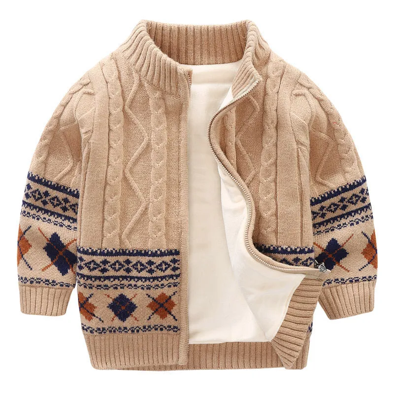 Toddler Kids Knitted Cardigan Sweater