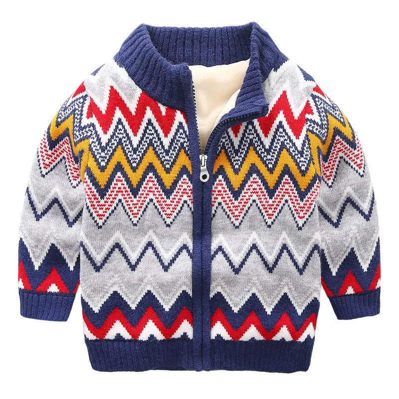Toddler Kids Knitted Cardigan Sweater