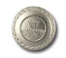 Triple Coronet Silver Blazer Button (Made in Italy)