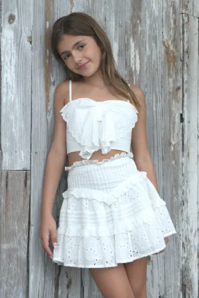 TWEEN MIA STONEWASH TOP- FINAL SALE