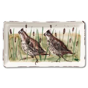 Vietri Quail Rectangular Platter