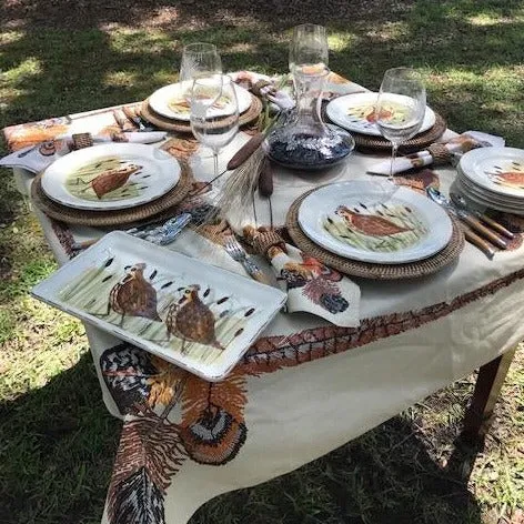 Vietri Quail Rectangular Platter