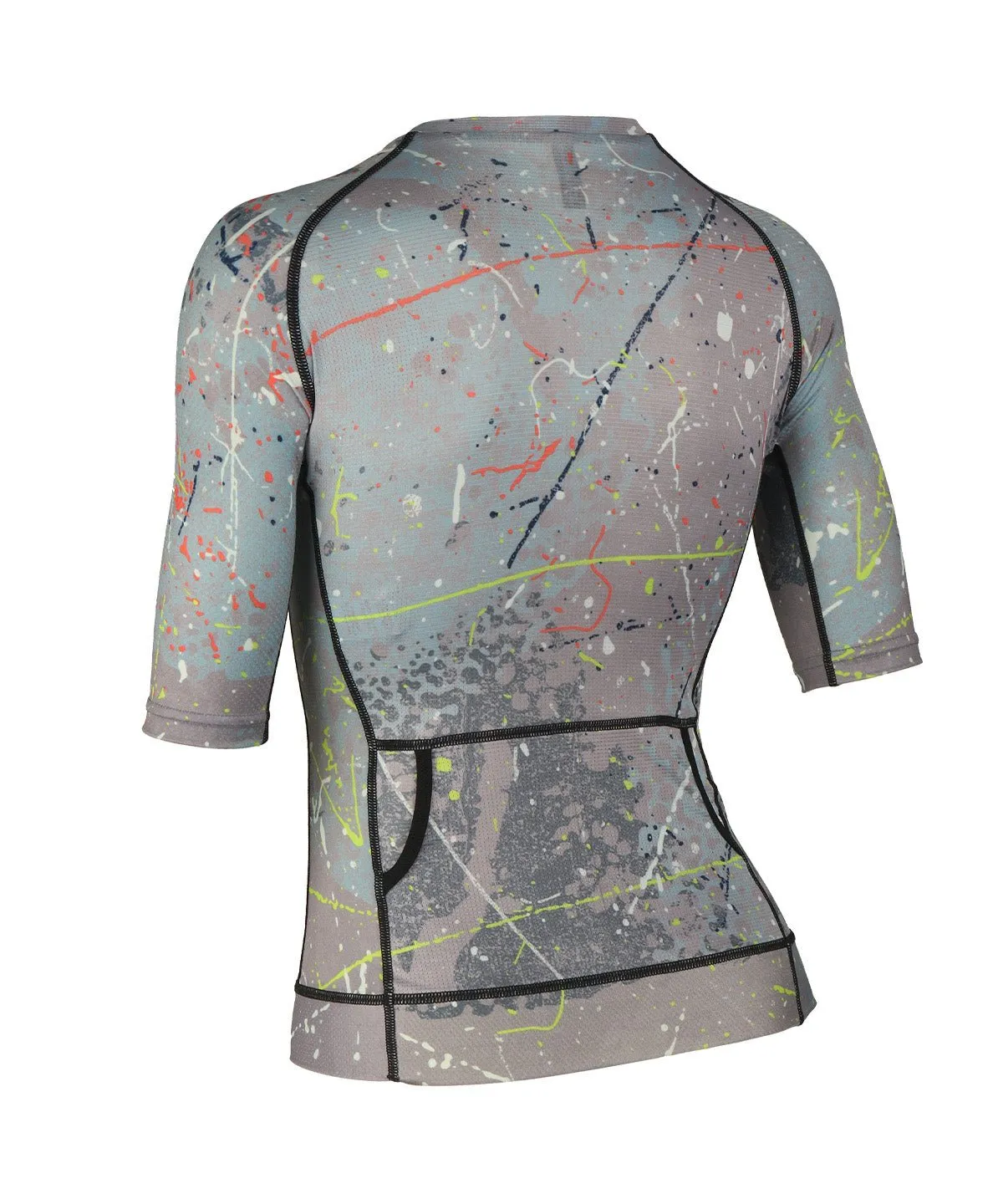 W. PERFORMANCE TRI SS TOP - GRUNGE