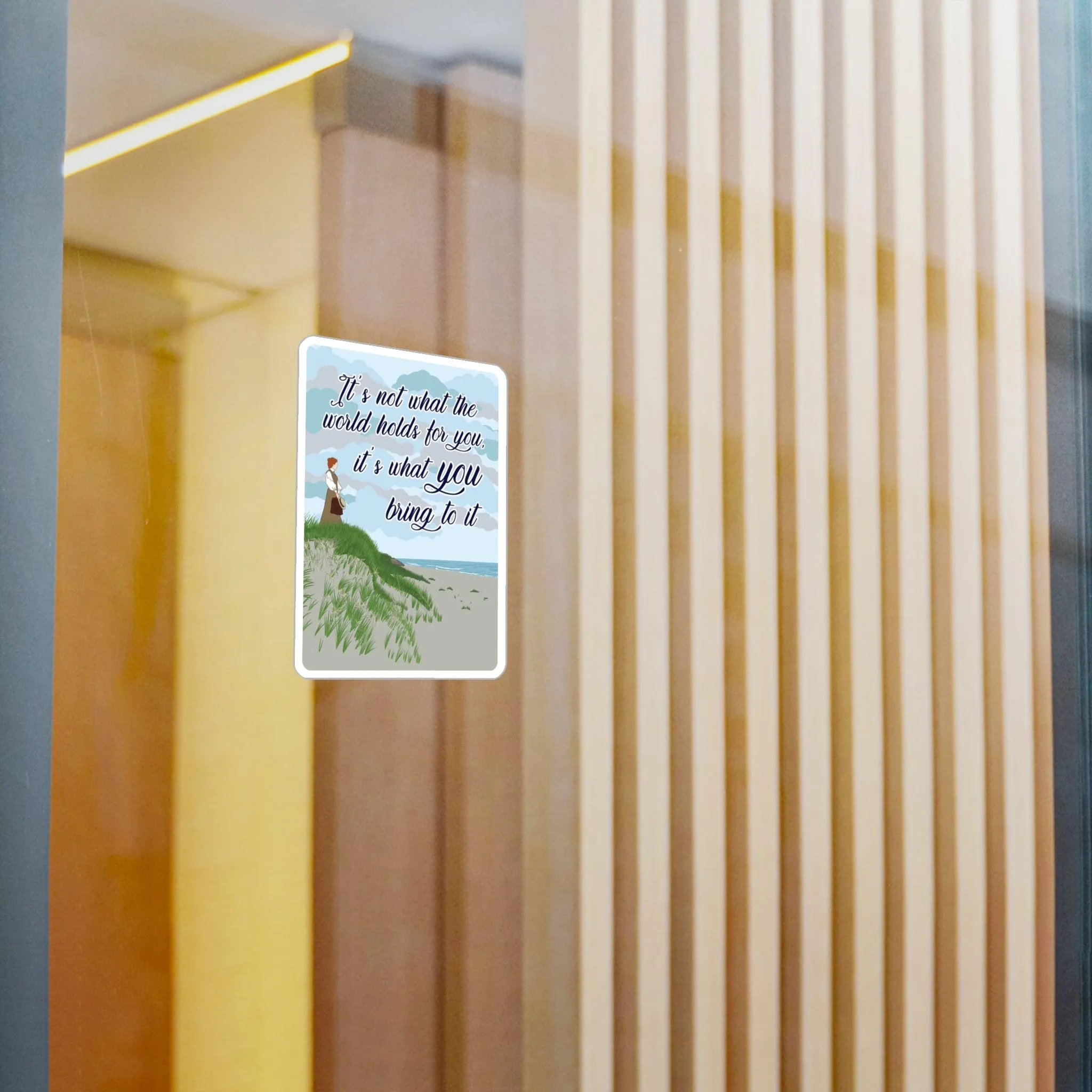 What the World Holds- Anne of Green Gables Vinyl Sticker