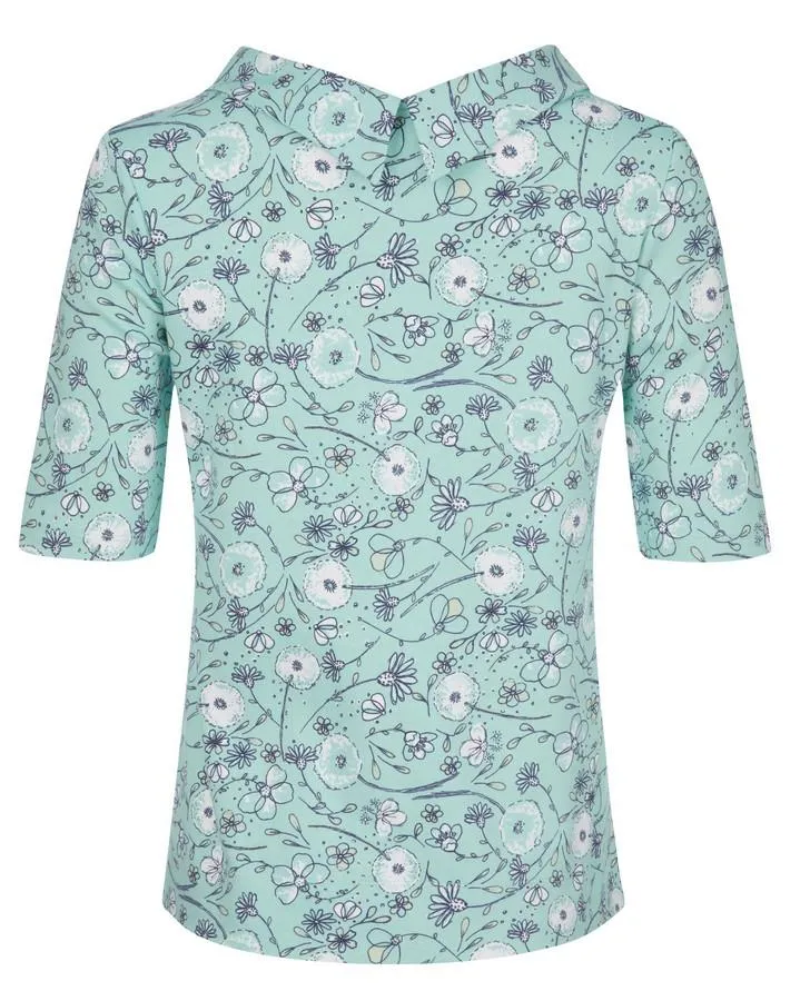 Whimsical Floral Bardot Neck Top