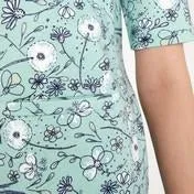 Whimsical Floral Bardot Neck Top