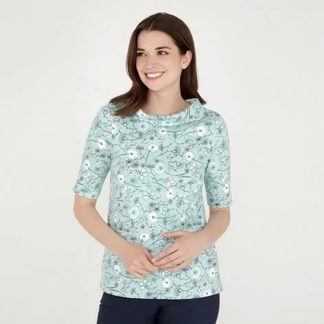 Whimsical Floral Bardot Neck Top