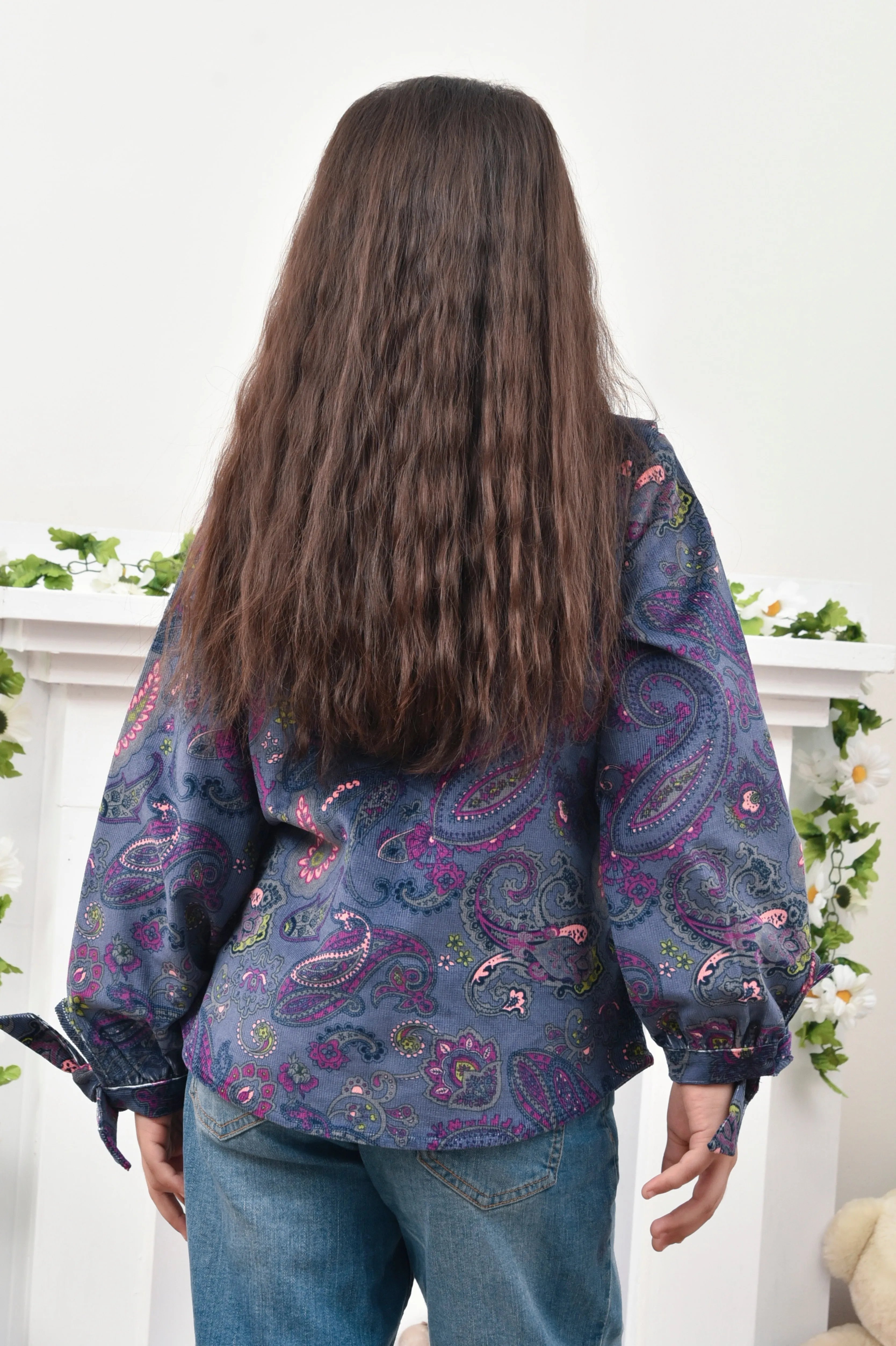 Whimsical Winter Corduroy Top