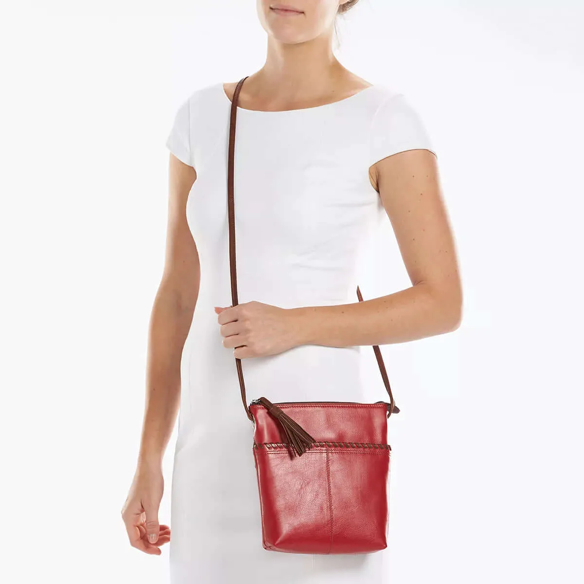 Whipstitch Crossbody Sac