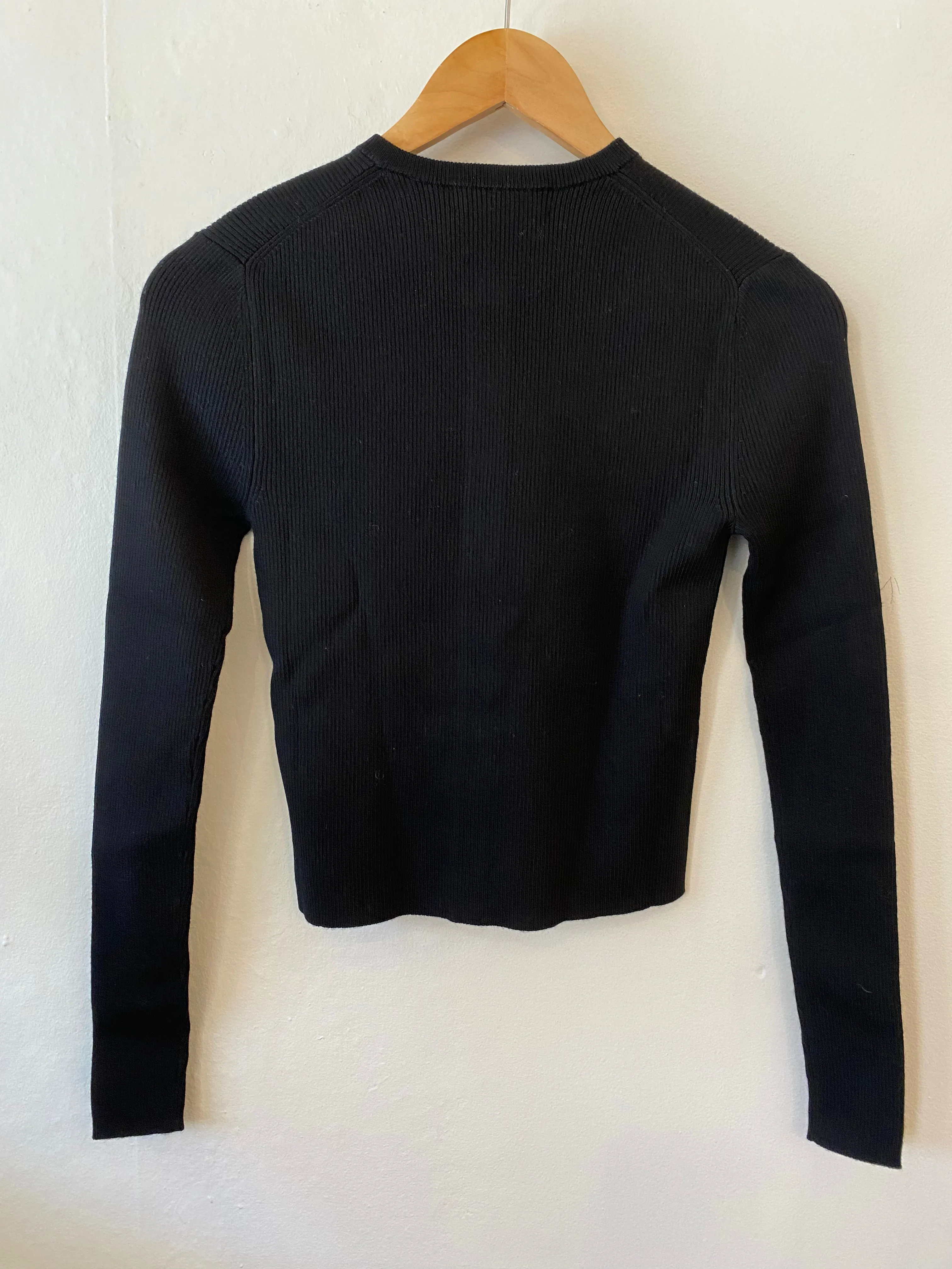 White   Warren Superfine Merino Cardigan 21195