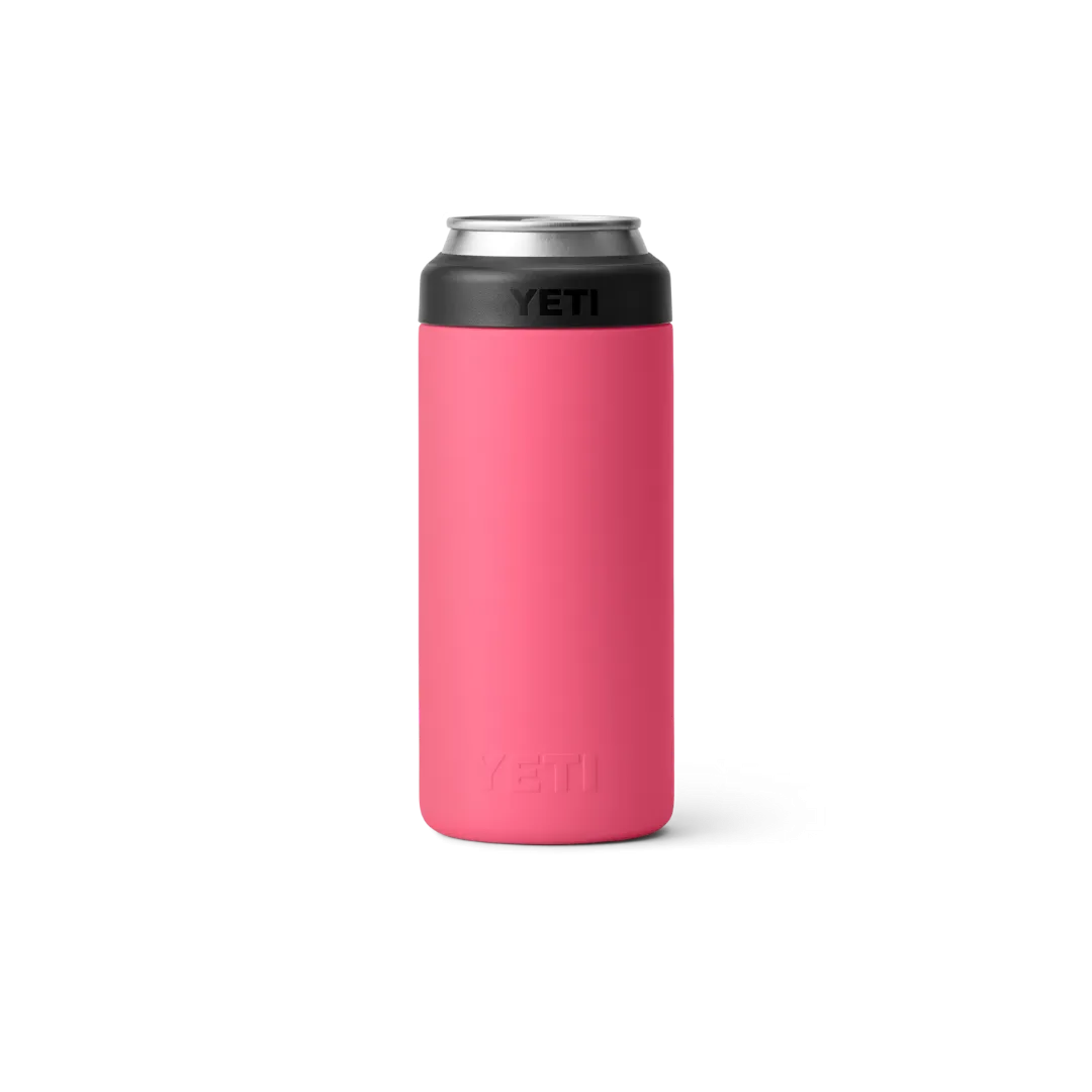 Yeti Rambler 12oz Tropical Pink Colster Slim Can Cooler