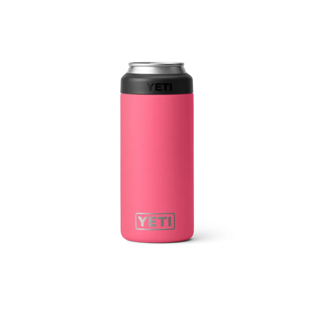 Yeti Rambler 12oz Tropical Pink Colster Slim Can Cooler