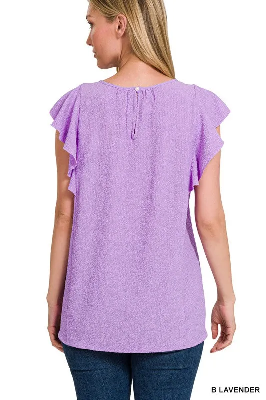 Zenana Flutter Top